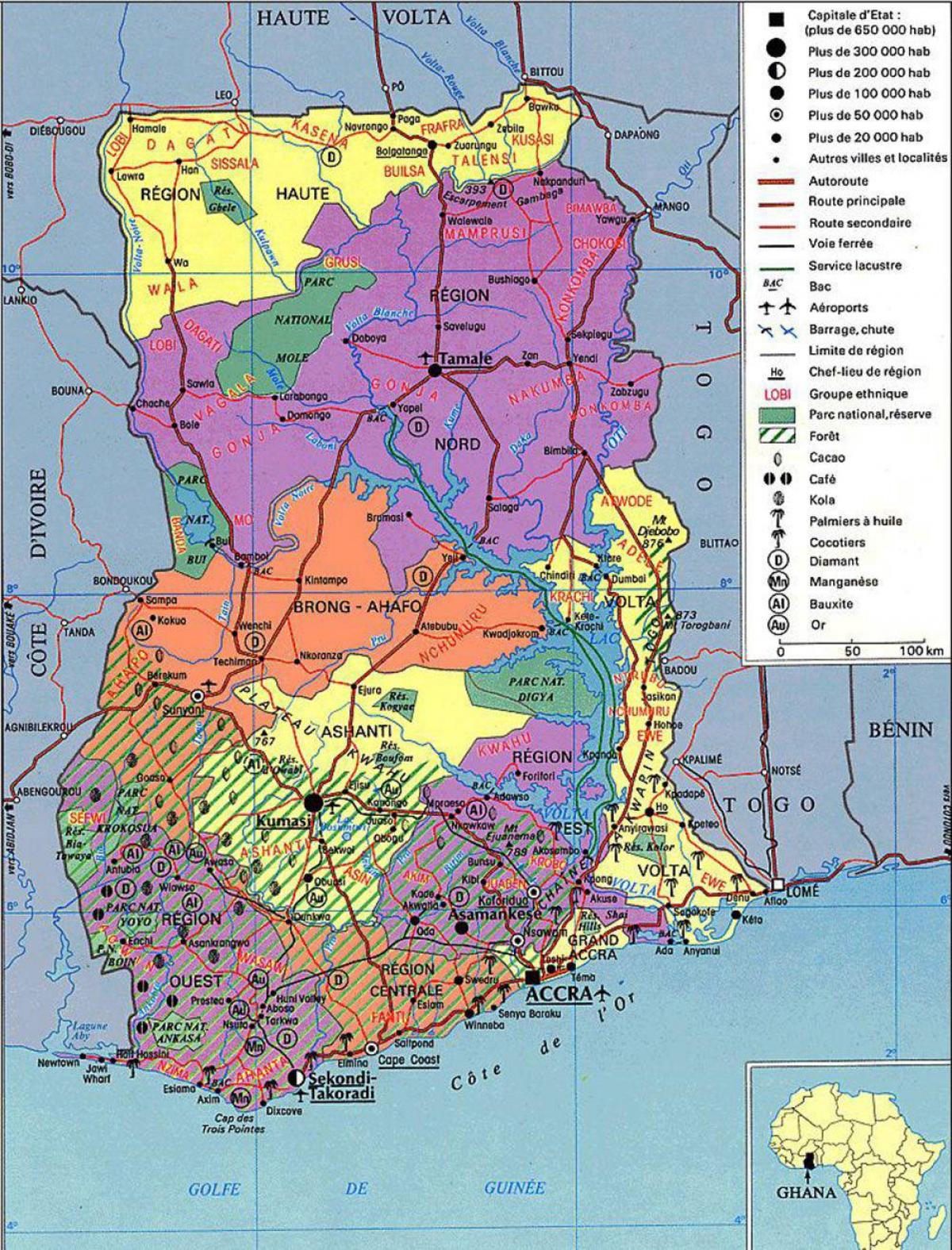 ghana road map směry